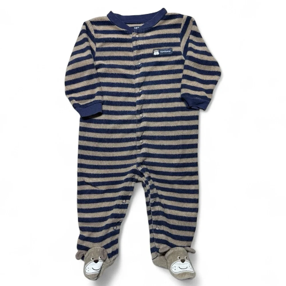 Carter’s | Baby Boy Snap up Footie Pajamas | 9M